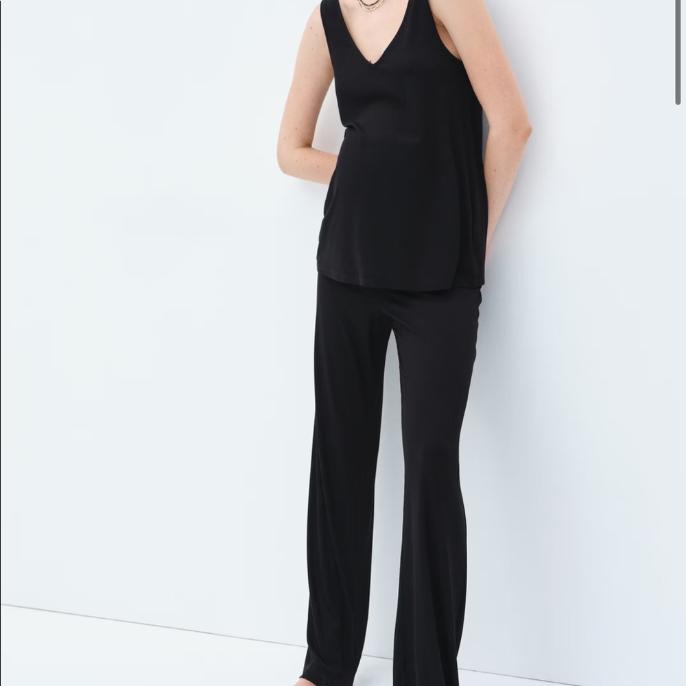 Maternity Before and After 2-Piece Ribbed Set - Picture 2 of 2